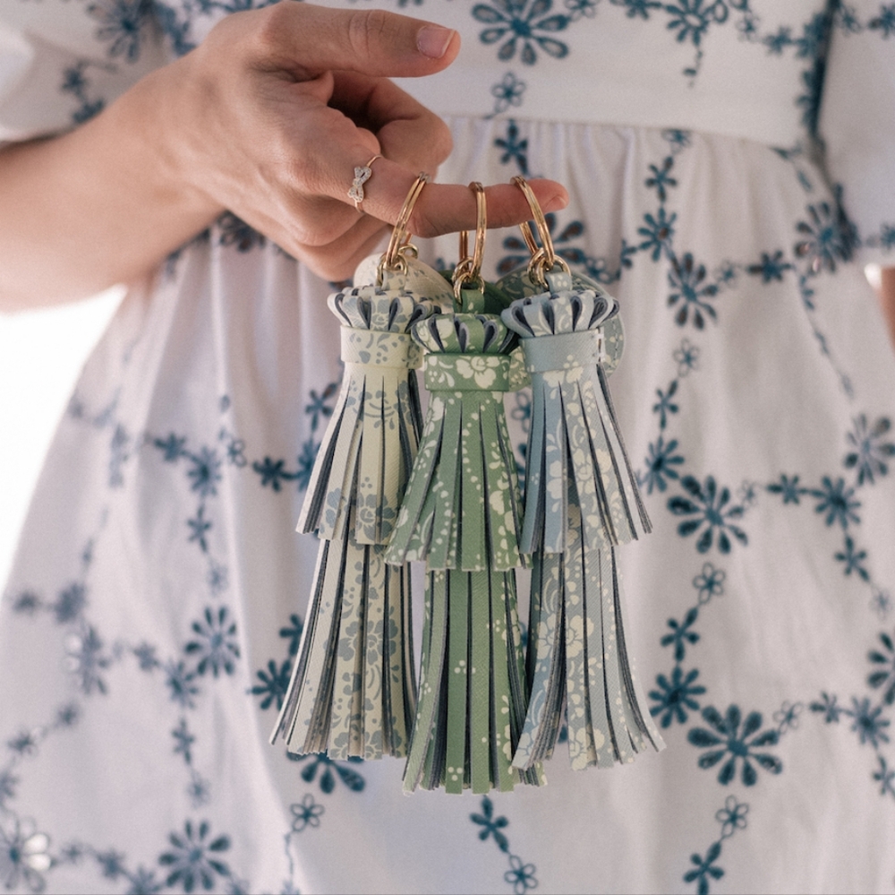 Neely & Cloe x Julia Berolzheimer Tassel Key Ring